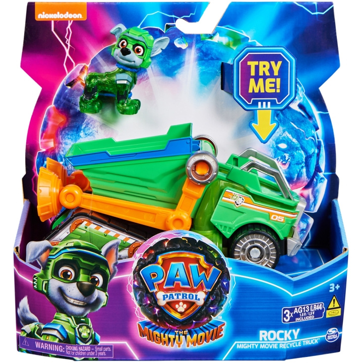 Paw Patrol Vehicle Rocky ryhmässä LELUT, TUOTTEET LAPSILLE JA VAUVOILLE / Leikkikalut, Askartelu &Pelit / Leikkiautot @ TP E-commerce Nordic AB (C28755)