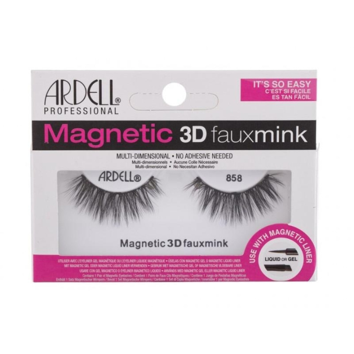 Ardell Magnetic 3D Faux Mink 858 ryhmässä KAUNEUS JA TERVEYS / Meikit / Silmät ja kulmat / Irtoripset @ TP E-commerce Nordic AB (C28913)