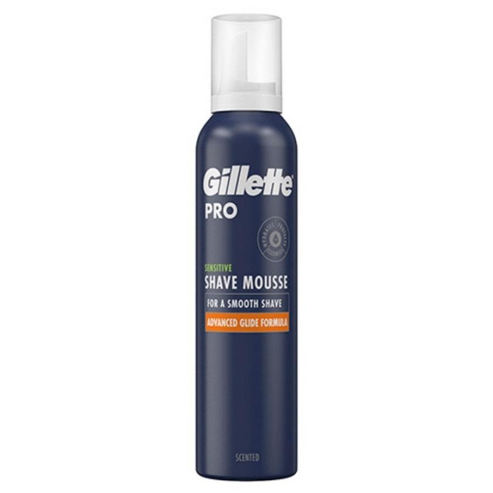 Gillette Pro Sensitive Shave Mousse 240ml ryhmässä KAUNEUS JA TERVEYS / Hiukset &Stailaus / Sheivaus ja trimmaus / Partahöylät & Tarvikkeet @ TP E-commerce Nordic AB (C29146)