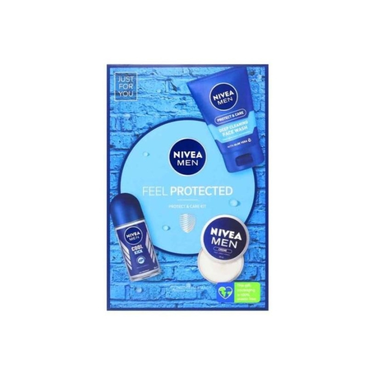 Nivea Men Protect And Care Gift Set 3 Pieces ryhmässä KAUNEUS JA TERVEYS / Ihonhoito / Kasvot / Kasvovoide @ TP E-commerce Nordic AB (C29206)