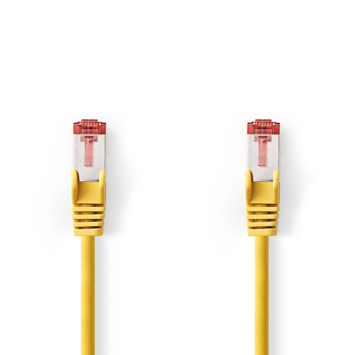 Nedis CAT6 Verkkokaapeli | RJ45 uros | RJ45 uros | S/FTP | 10.0 m | Pyöreä | LSZH | Keltainen | Label ryhmässä TIETOKOONET & TARVIKKEET / Kaapelit & Sovittimet / Verkko / Cat6 @ TP E-commerce Nordic AB (C29386)