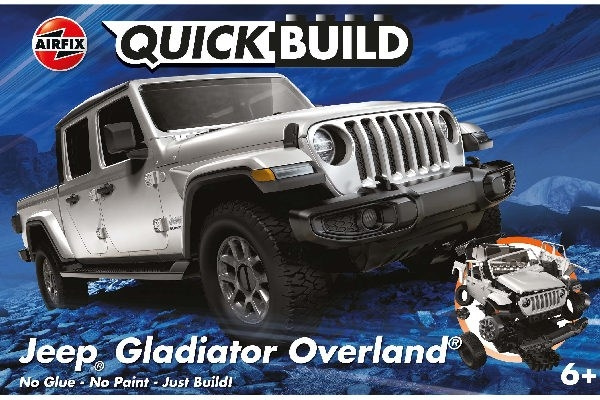 AIRFIX Quickbuild Jeep Gladiator (JT) Overland ryhmässä URHEILU, VAPAA-AIKA JA HARRASTUS / Harrastus / Muovimallit / Autot @ TP E-commerce Nordic AB (C29542)