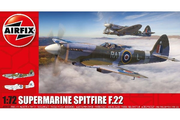 AIRFIX Supermarine Spitfire F.22 ryhmässä URHEILU, VAPAA-AIKA JA HARRASTUS / Harrastus / Muovimallit / Lentokoneet/Helikopterit @ TP E-commerce Nordic AB (C29549)