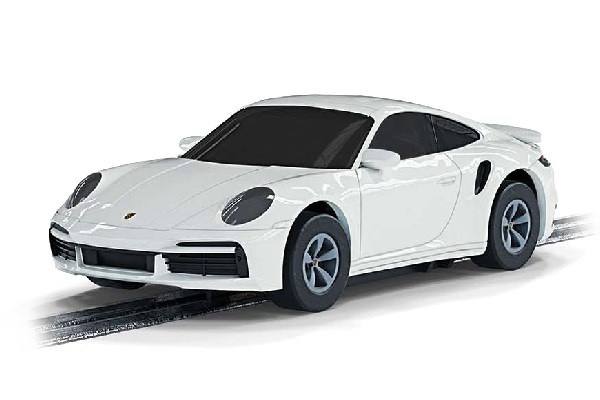 SCALEXTRIC Micro Porsche 911 Turbo Car, white 1:64 ryhmässä LELUT, TUOTTEET LAPSILLE JA VAUVOILLE / Radio-ohjattava / Autoradat / Autot @ TP E-commerce Nordic AB (C29647)