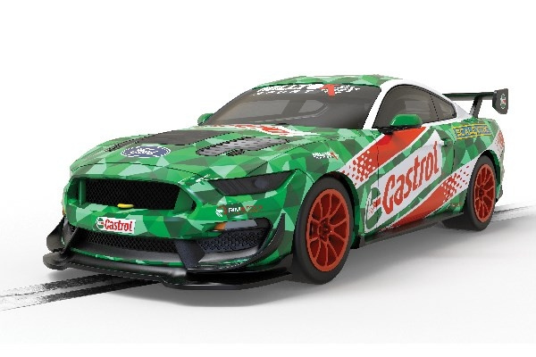 SCALEXTRIC Ford Mustang GT4 - Castrol Drift Car 1:32 ryhmässä LELUT, TUOTTEET LAPSILLE JA VAUVOILLE / Radio-ohjattava / Autoradat / Autot @ TP E-commerce Nordic AB (C29720)