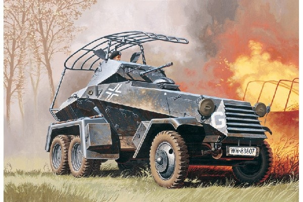 ITALERI 1:35 Sd.Kfz. 232 - 6 Rad ryhmässä URHEILU, VAPAA-AIKA JA HARRASTUS / Harrastus / Muovimallit / Sotilasajoneuvot (maa) @ TP E-commerce Nordic AB (C29789)