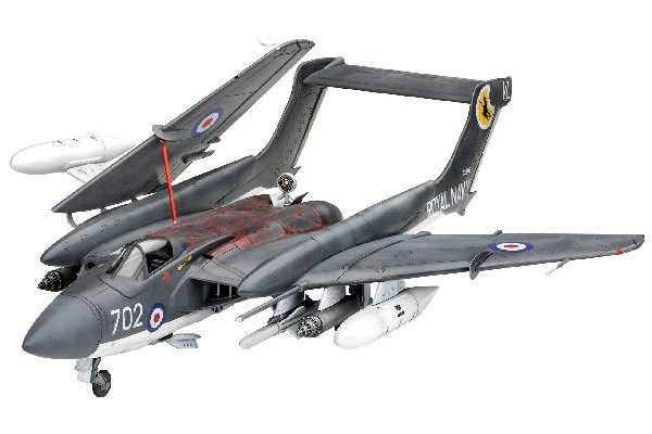 Revell De Havilland Sea Vixen FAW 2 70th Anniversary 1:72 ryhmässä URHEILU, VAPAA-AIKA JA HARRASTUS / Harrastus / Muovimallit / Lentokoneet/Helikopterit @ TP E-commerce Nordic AB (C29928)