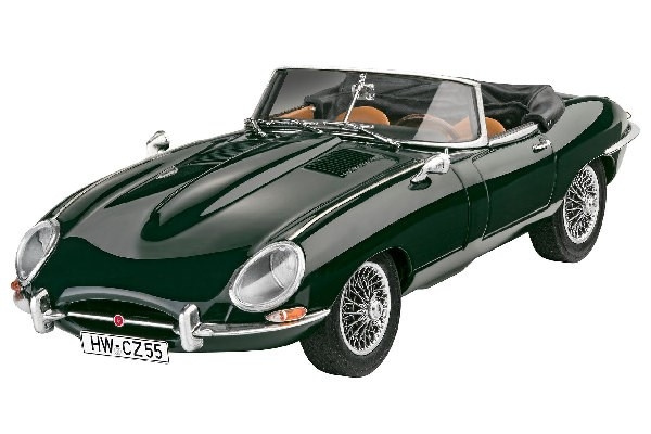 Revell Jaguar E-Type Roadster 1:24 ryhmässä URHEILU, VAPAA-AIKA JA HARRASTUS / Harrastus / Muovimallit / Autot @ TP E-commerce Nordic AB (C29965)