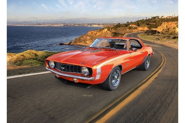 Revell Model Set \'69 Camaro SS ryhmässä URHEILU, VAPAA-AIKA JA HARRASTUS / Harrastus / Muovimallit / Autot @ TP E-commerce Nordic AB (C30185)