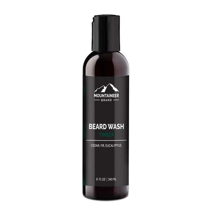 Mountaineer Brand Timber Beard Wash 240ml ryhmässä KAUNEUS JA TERVEYS / Hiukset &Stailaus / Parran hoito / Partahoitoaine @ TP E-commerce Nordic AB (C30440)