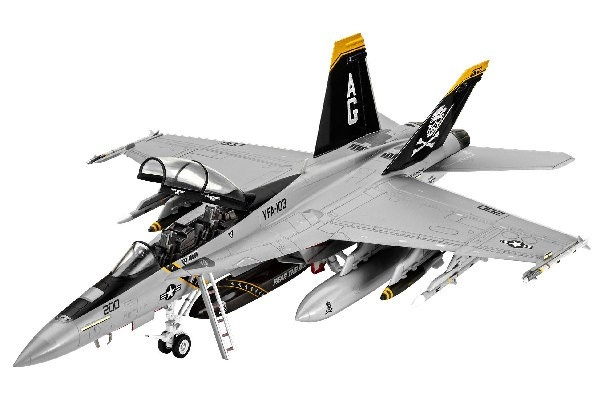 Revell F/A-18F Super Hornet ryhmässä URHEILU, VAPAA-AIKA JA HARRASTUS / Harrastus / Muovimallit / Lentokoneet/Helikopterit @ TP E-commerce Nordic AB (C30562)