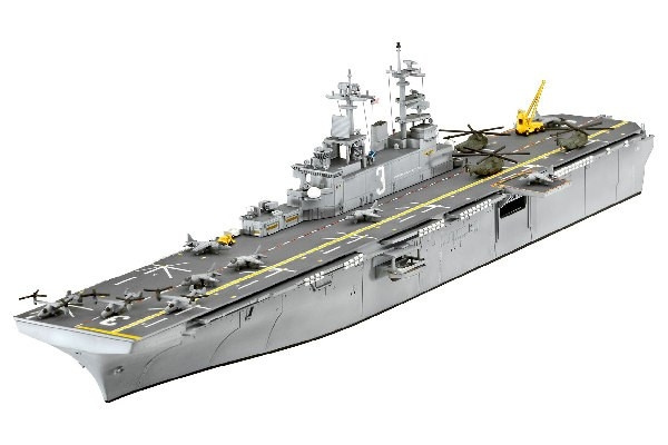 Revell Assault Carrier USS WASP CLASS ryhmässä URHEILU, VAPAA-AIKA JA HARRASTUS / Harrastus / Muovimallit / Alukset @ TP E-commerce Nordic AB (C30572)