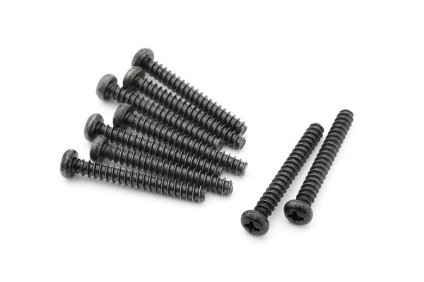 BLACKZON Round-headed screw 2.6×20PBHO ryhmässä LELUT, TUOTTEET LAPSILLE JA VAUVOILLE / Radio-ohjattava / Varaosat ja lisävarusteet / Blackzon @ TP E-commerce Nordic AB (C30696)