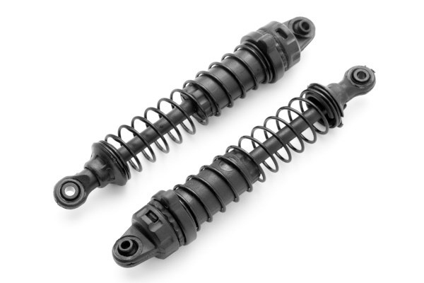 BLACKZON Rear Shock (Black/2pcs) ryhmässä LELUT, TUOTTEET LAPSILLE JA VAUVOILLE / Radio-ohjattava / Varaosat ja lisävarusteet / Blackzon @ TP E-commerce Nordic AB (C30763)