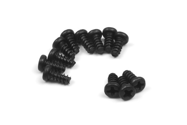 BLACKZON Pan Head Self Tapping Screws 6x6mm (12pcs) ryhmässä LELUT, TUOTTEET LAPSILLE JA VAUVOILLE / Radio-ohjattava / Varaosat ja lisävarusteet / Blackzon @ TP E-commerce Nordic AB (C30809)