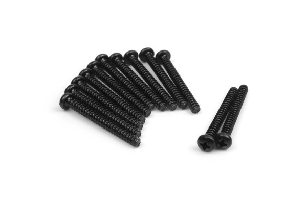 BLACKZON Pan Head Self Tapping Screws 6x25mm (12pcs) ryhmässä LELUT, TUOTTEET LAPSILLE JA VAUVOILLE / Radio-ohjattava / Varaosat ja lisävarusteet / Blackzon @ TP E-commerce Nordic AB (C30813)