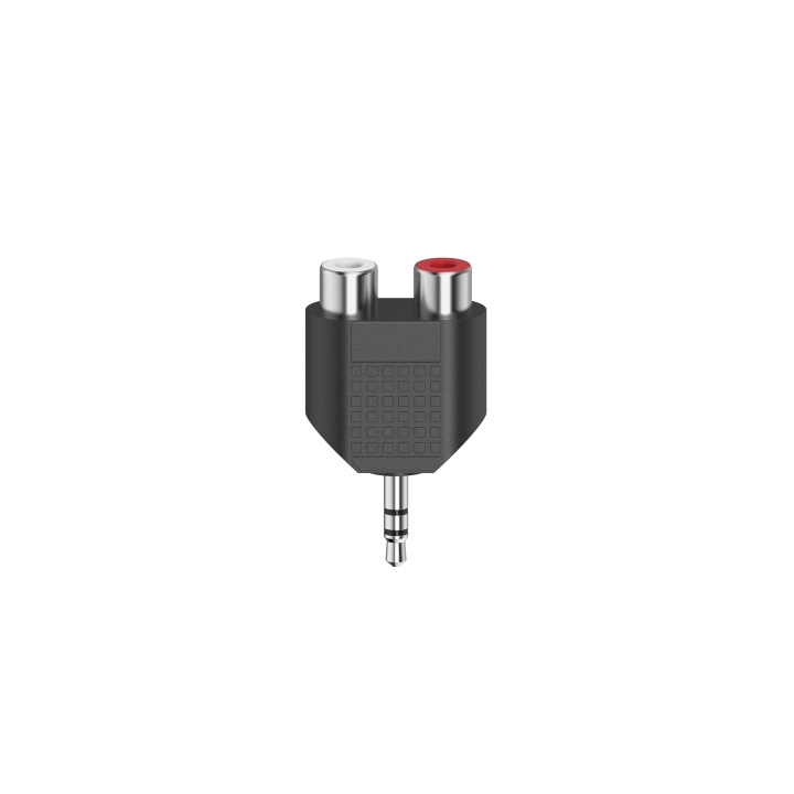 Hama Adapter Audio 3.5mm-2xRCA Hane-2x Hona Svart ryhmässä KODINELEKTRONIIKKA / Kaapelit & Sovittimet / Analoginen ääni / Sovittimet @ TP E-commerce Nordic AB (C31200)