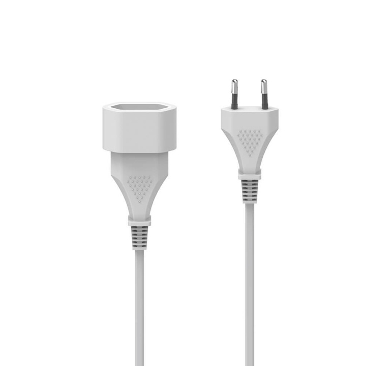 HAMA Extension Cable Euro Plug White 3.0m ryhmässä KOTI, TALOUS JA PUUTARHA / Sähkö & Valaistus / Jatkojohdot @ TP E-commerce Nordic AB (C31242)