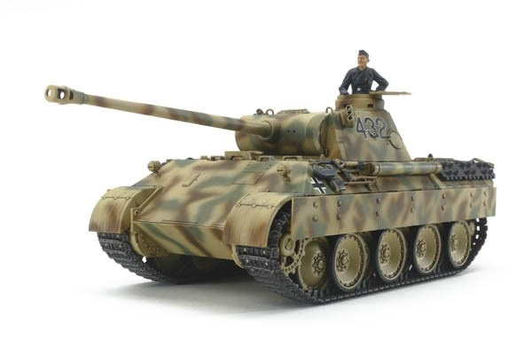 TAMIYA 1:48 German Tank Panther Ausf.D ryhmässä URHEILU, VAPAA-AIKA JA HARRASTUS / Harrastus / Muovimallit / Sotilasajoneuvot (maa) @ TP E-commerce Nordic AB (C31575)