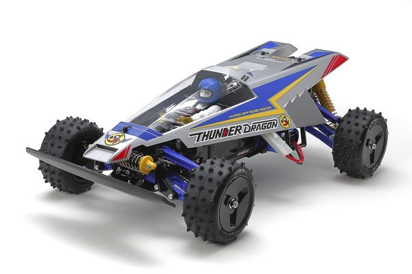 TAMIYA 1/10 R/C Thunder Dragon (2021) / NO ESC ryhmässä LELUT, TUOTTEET LAPSILLE JA VAUVOILLE / Radio-ohjattava / Radio-ohjattavat autot @ TP E-commerce Nordic AB (C31620)