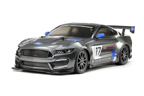 TAMIYA 1/10 R/C Ford Mustang GT4 (TT-02) / NO ESC ryhmässä LELUT, TUOTTEET LAPSILLE JA VAUVOILLE / Radio-ohjattava / Radio-ohjattavat autot @ TP E-commerce Nordic AB (C31651)