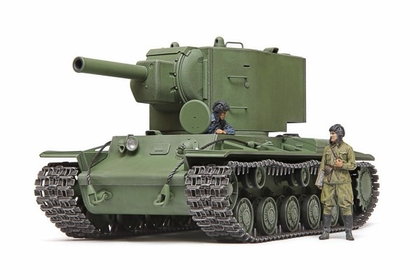 TAMIYA 1/35 Russian Heavy Tank KV-2 ryhmässä URHEILU, VAPAA-AIKA JA HARRASTUS / Harrastus / Muovimallit / Sotilasajoneuvot (maa) @ TP E-commerce Nordic AB (C31676)