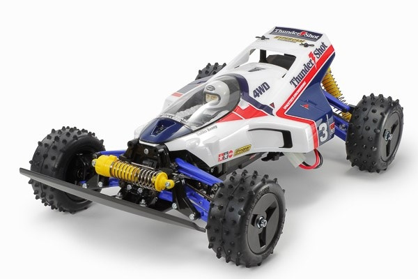 TAMIYA 1/10 R/C Thunder Shot (2022) ryhmässä LELUT, TUOTTEET LAPSILLE JA VAUVOILLE / Radio-ohjattava / Radio-ohjattavat autot @ TP E-commerce Nordic AB (C31685)