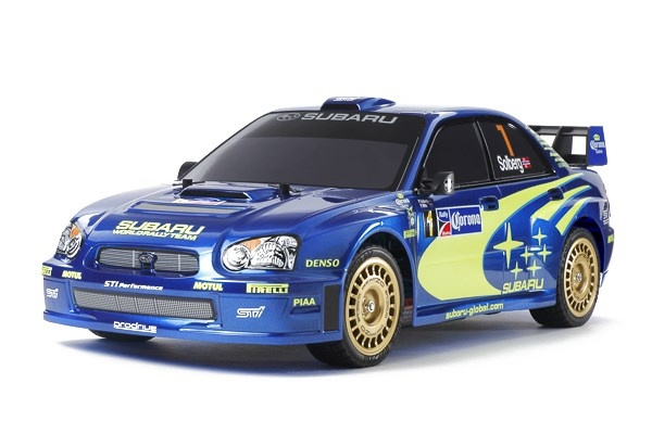 TAMIYA 1/10 R/C Subaru Impreza Mexico 2004 (TT-01 Type-E) ryhmässä LELUT, TUOTTEET LAPSILLE JA VAUVOILLE / Radio-ohjattava / Radio-ohjattavat autot @ TP E-commerce Nordic AB (C31697)