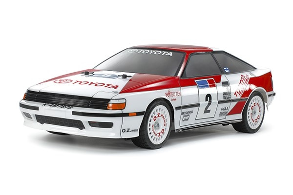 TAMIYA 1/10 R/C Toyota Celica GT-Four (ST165) (TT-02) ryhmässä LELUT, TUOTTEET LAPSILLE JA VAUVOILLE / Radio-ohjattava / Radio-ohjattavat autot @ TP E-commerce Nordic AB (C31721)