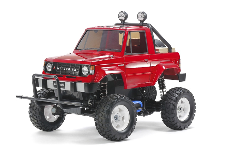 TAMIYA 1/10 R/C Mitsubishi Pajero (CW-01) ryhmässä LELUT, TUOTTEET LAPSILLE JA VAUVOILLE / Radio-ohjattava / Radio-ohjattavat autot @ TP E-commerce Nordic AB (C31815)