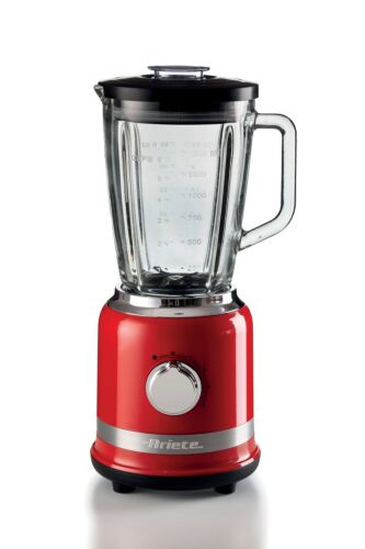 Ariete Moderna Blender 1000 Watts, Red ryhmässä KOTI, TALOUS JA PUUTARHA / Kodinkoneet / Yleiskoneet ja monitoimikoneet / Tehosekoittimet @ TP E-commerce Nordic AB (C32427)