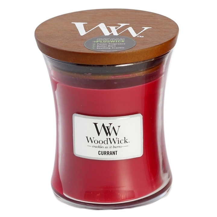 WoodWick Medium - Currant ryhmässä KAUNEUS JA TERVEYS / Tuoksut & Parfyymit / Muut tuoksut / Tuoksukynttilät @ TP E-commerce Nordic AB (C32525)