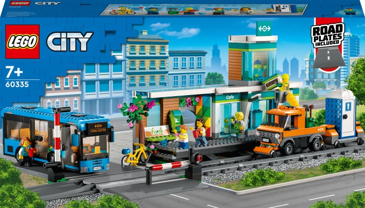 LEGO City Trains 60335 - Rautatieasema ryhmässä LELUT, TUOTTEET LAPSILLE JA VAUVOILLE / Leikkikalut, Askartelu &Pelit / Rakennuslelut / Lego @ TP E-commerce Nordic AB (C32747)