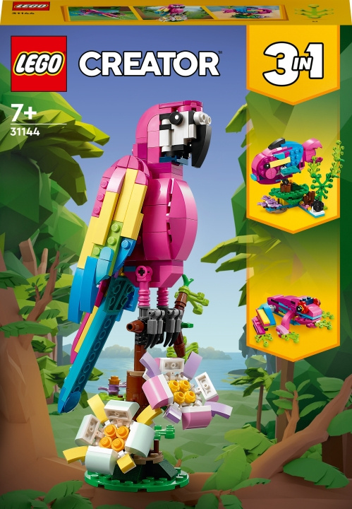 LEGO Creator 31144 - Eksoottinen pinkki papukaija ryhmässä LELUT, TUOTTEET LAPSILLE JA VAUVOILLE / Leikkikalut, Askartelu &Pelit / Rakennuslelut / Lego @ TP E-commerce Nordic AB (C32806)