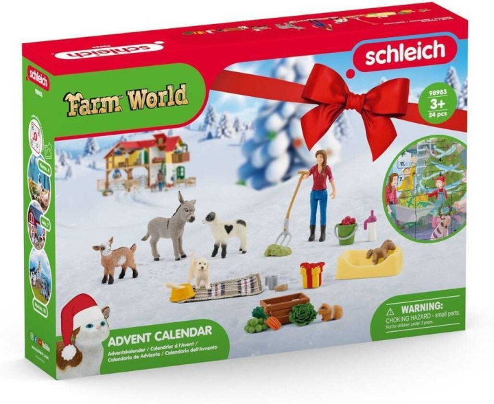 Schleich Farm World 98983 - joulukalenteri (2023) ryhmässä LELUT, TUOTTEET LAPSILLE JA VAUVOILLE / Leikkikalut, Askartelu &Pelit / Joulukalenterit @ TP E-commerce Nordic AB (C32962)