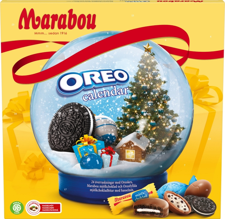 Toblerone Marabou Oreo -joulukalenteri, 275 g ryhmässä LELUT, TUOTTEET LAPSILLE JA VAUVOILLE / Leikkikalut, Askartelu &Pelit / Joulukalenterit @ TP E-commerce Nordic AB (C32998)