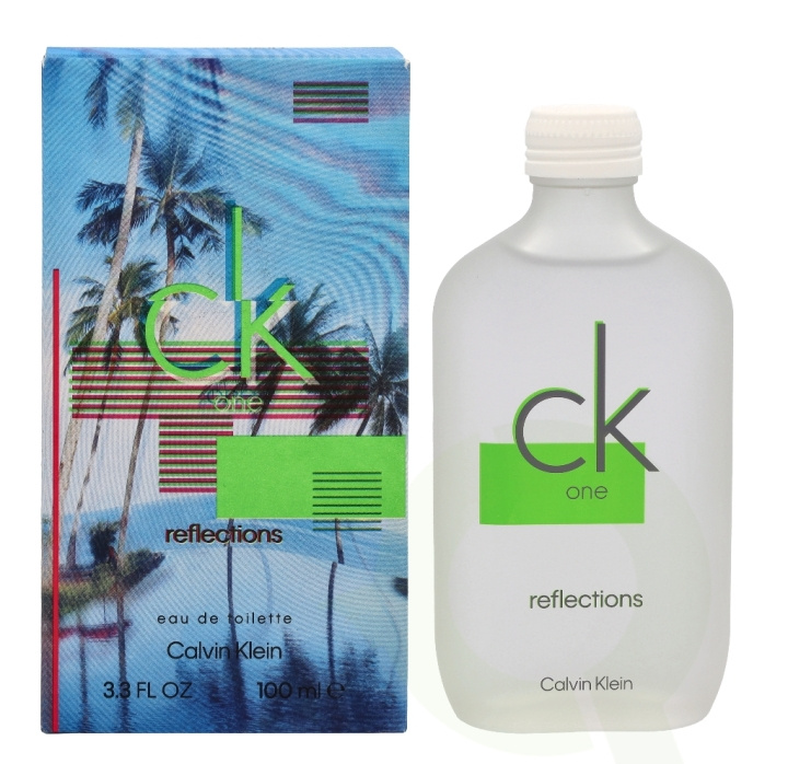 Calvin Klein CK One Reflections Edt Spray carton @ 1 bottle x 100 ml ryhmässä KAUNEUS JA TERVEYS / Tuoksut & Parfyymit / Parfyymit / Miesten Tuoksut @ TP E-commerce Nordic AB (C33017)