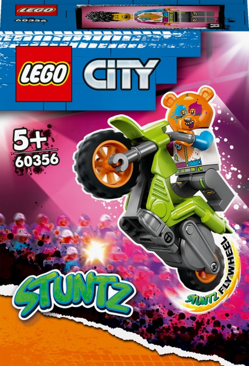 LEGO City Stuntz 60356 - Karhustunttipyörä ryhmässä LELUT, TUOTTEET LAPSILLE JA VAUVOILLE / Leikkikalut, Askartelu &Pelit / Rakennuslelut / Lego @ TP E-commerce Nordic AB (C33369)