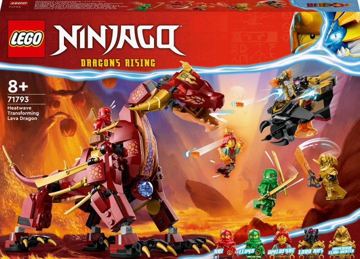 LEGO Ninjago 71793 - Heatwave – muuntautumiskykyinen laavalohikäärme ryhmässä LELUT, TUOTTEET LAPSILLE JA VAUVOILLE / Leikkikalut, Askartelu &Pelit / Rakennuslelut / Lego @ TP E-commerce Nordic AB (C33437)