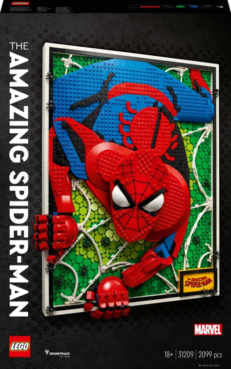 LEGO ART 31209 - The Amazing Spider-Man ryhmässä LELUT, TUOTTEET LAPSILLE JA VAUVOILLE / Leikkikalut, Askartelu &Pelit / Rakennuslelut / Lego @ TP E-commerce Nordic AB (C33472)