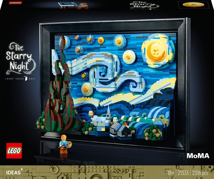 LEGO Ideas 21333 - Vincent van Gogh – Tähtikirkas yö ryhmässä LELUT, TUOTTEET LAPSILLE JA VAUVOILLE / Leikkikalut, Askartelu &Pelit / Rakennuslelut / Lego @ TP E-commerce Nordic AB (C33582)