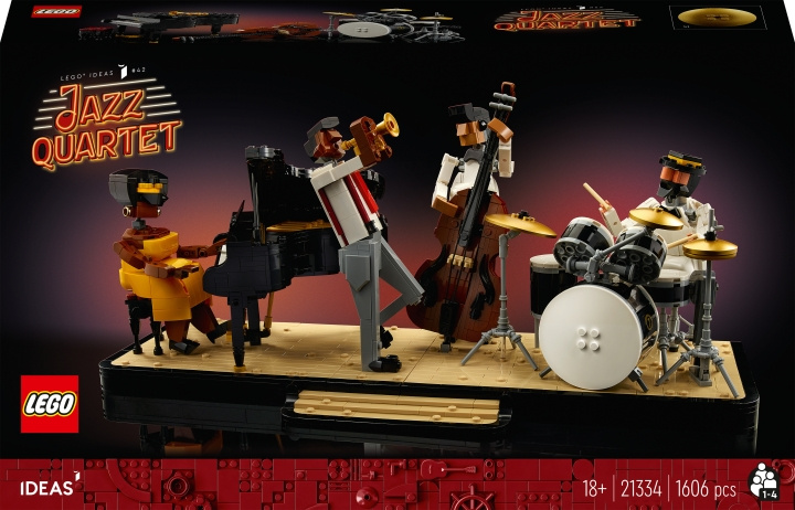 LEGO Ideas 21334 - Jazzkvartetti ryhmässä LELUT, TUOTTEET LAPSILLE JA VAUVOILLE / Leikkikalut, Askartelu &Pelit / Rakennuslelut / Lego @ TP E-commerce Nordic AB (C33586)