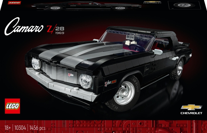 LEGO Icons 10304 - Chevrolet Camaro Z28 ryhmässä LELUT, TUOTTEET LAPSILLE JA VAUVOILLE / Leikkikalut, Askartelu &Pelit / Rakennuslelut / Lego @ TP E-commerce Nordic AB (C33590)