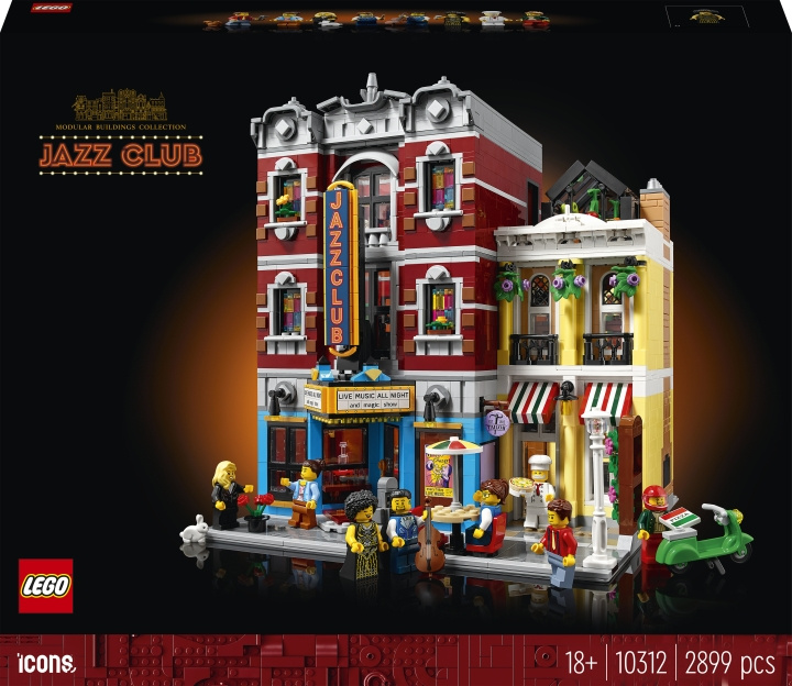 LEGO Icons 10312 - Jazzklubi ryhmässä LELUT, TUOTTEET LAPSILLE JA VAUVOILLE / Leikkikalut, Askartelu &Pelit / Rakennuslelut / Lego @ TP E-commerce Nordic AB (C33597)