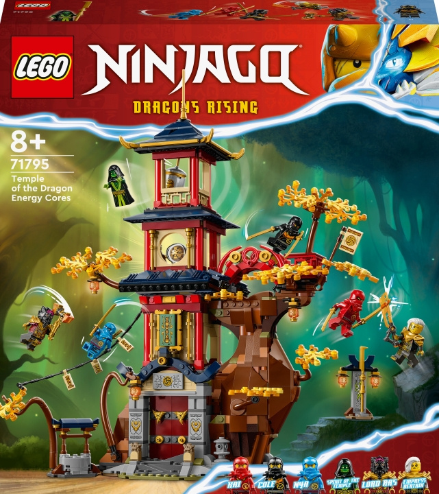 LEGO Ninjago 71795 - Lohikäärmetemppelin energiaytimet ryhmässä LELUT, TUOTTEET LAPSILLE JA VAUVOILLE / Leikkikalut, Askartelu &Pelit / Rakennuslelut / Lego @ TP E-commerce Nordic AB (C33605)