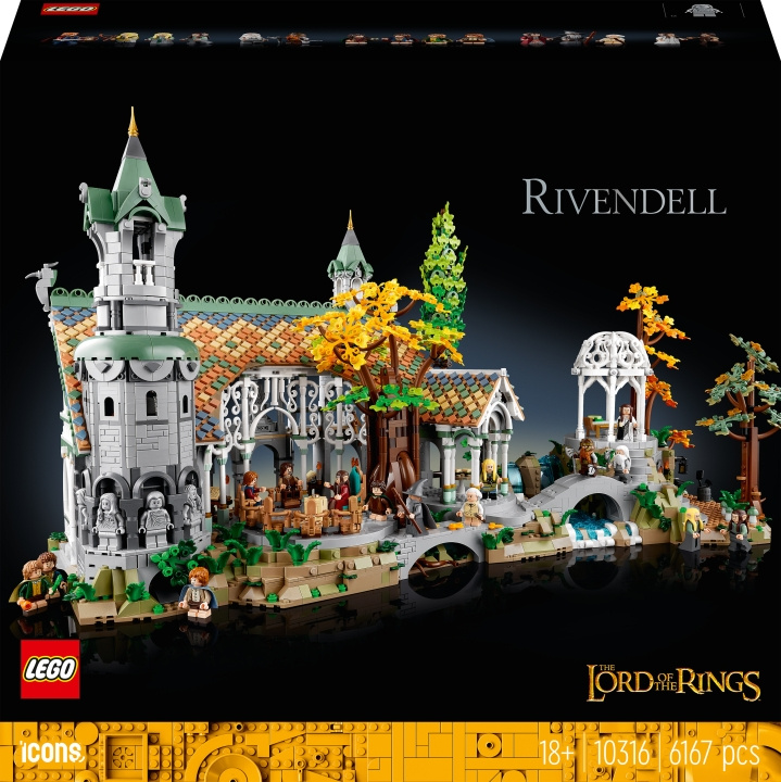 LEGO Lord of the Rings 10316 - TARU SORMUSTEN HERRASTA: RIVENDELL ryhmässä LELUT, TUOTTEET LAPSILLE JA VAUVOILLE / Leikkikalut, Askartelu &Pelit / Rakennuslelut / Lego @ TP E-commerce Nordic AB (C33617)