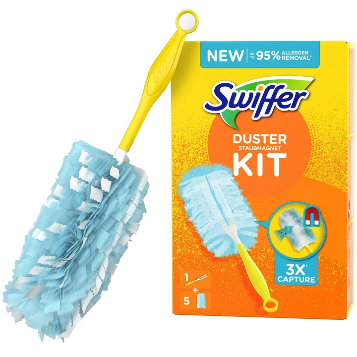 Swiffer Duster Kit 1 Handtag + 5 Refiller ryhmässä KOTI, TALOUS JA PUUTARHA / Siivoustuotteet / Siivoustarvikkeet @ TP E-commerce Nordic AB (C33878)