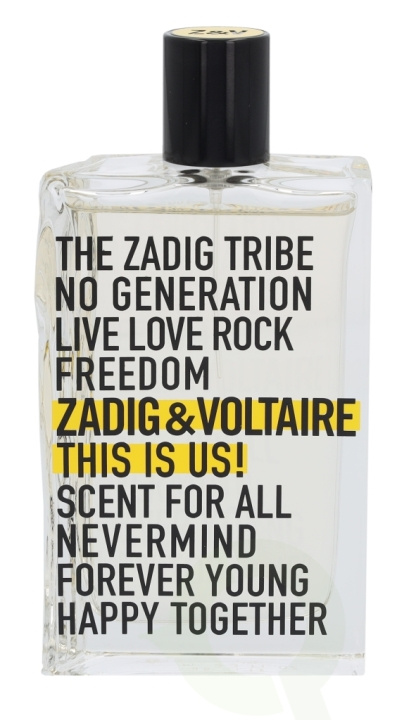 Zadig & Voltaire This is Us! SNFH Edt Spray 100 ml ryhmässä KAUNEUS JA TERVEYS / Tuoksut & Parfyymit / Parfyymit / Unisex @ TP E-commerce Nordic AB (C34142)