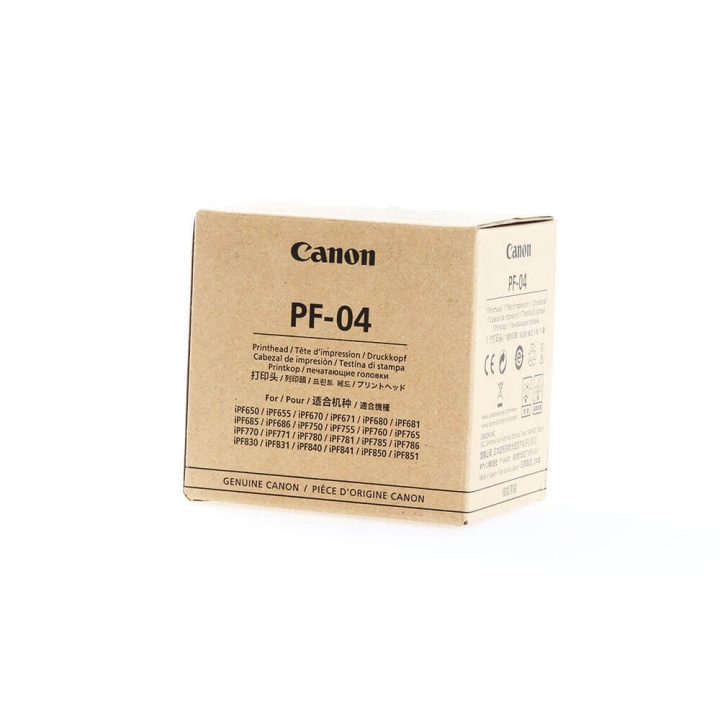 CANON Printhead 3630B001 PF04 ryhmässä TIETOKOONET & TARVIKKEET / Tulostimet & Tarvikkeet / Musteet ja väriaineet / Mustepatruunat / Canon @ TP E-commerce Nordic AB (C34808)