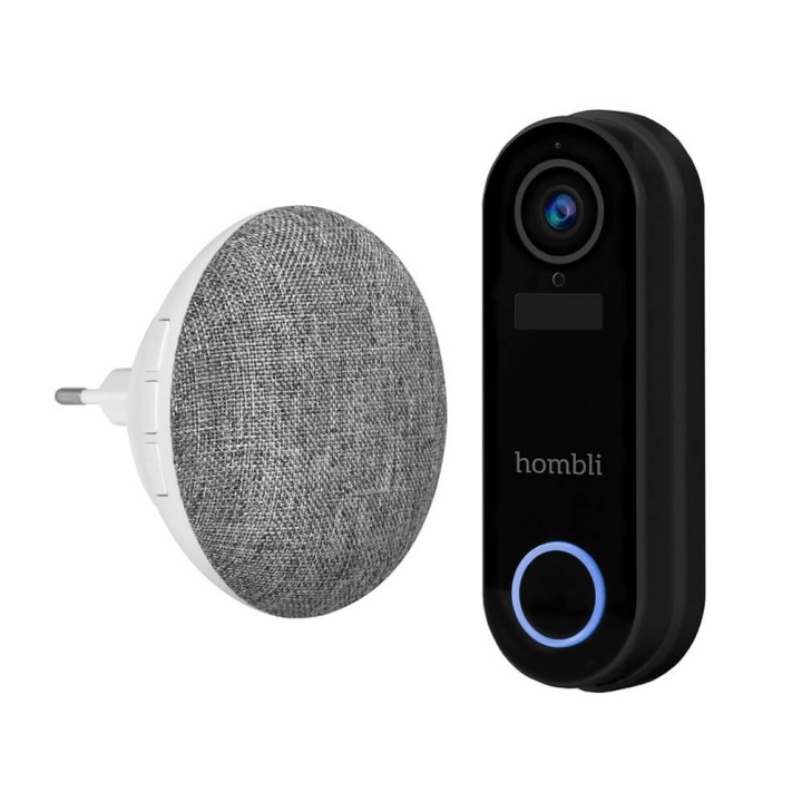 HOMBLI Smart Doorbell Pack Black ryhmässä KOTI, TALOUS JA PUUTARHA / Älykodit / Ovikellot @ TP E-commerce Nordic AB (C35248)